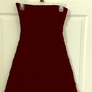 After five strapless dress